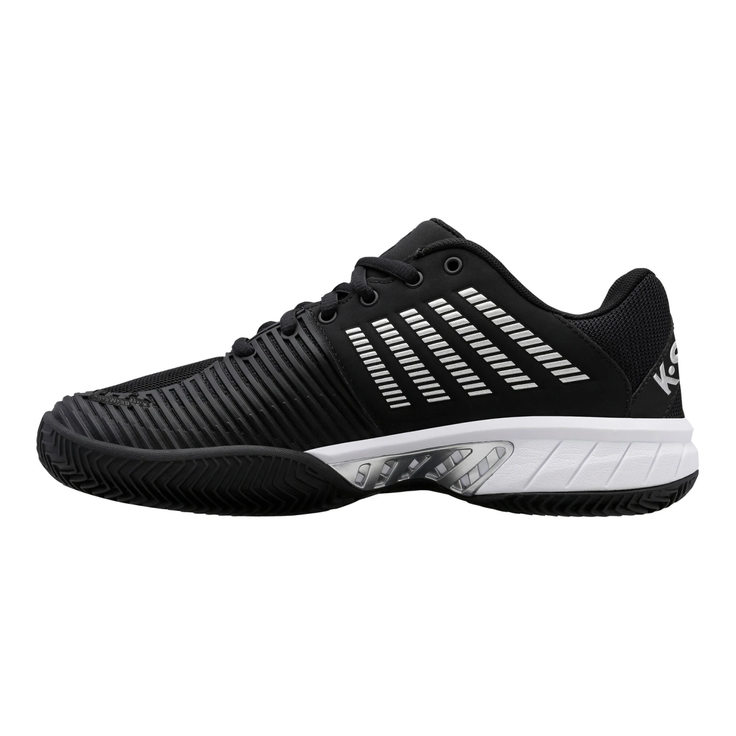 K-Swiss Express Light 2 Clay Court Shoe Women - Black, Silver 4 K-Swiss Express Light 2 Clay Court Shoe Women - Black, Silver - Image 2