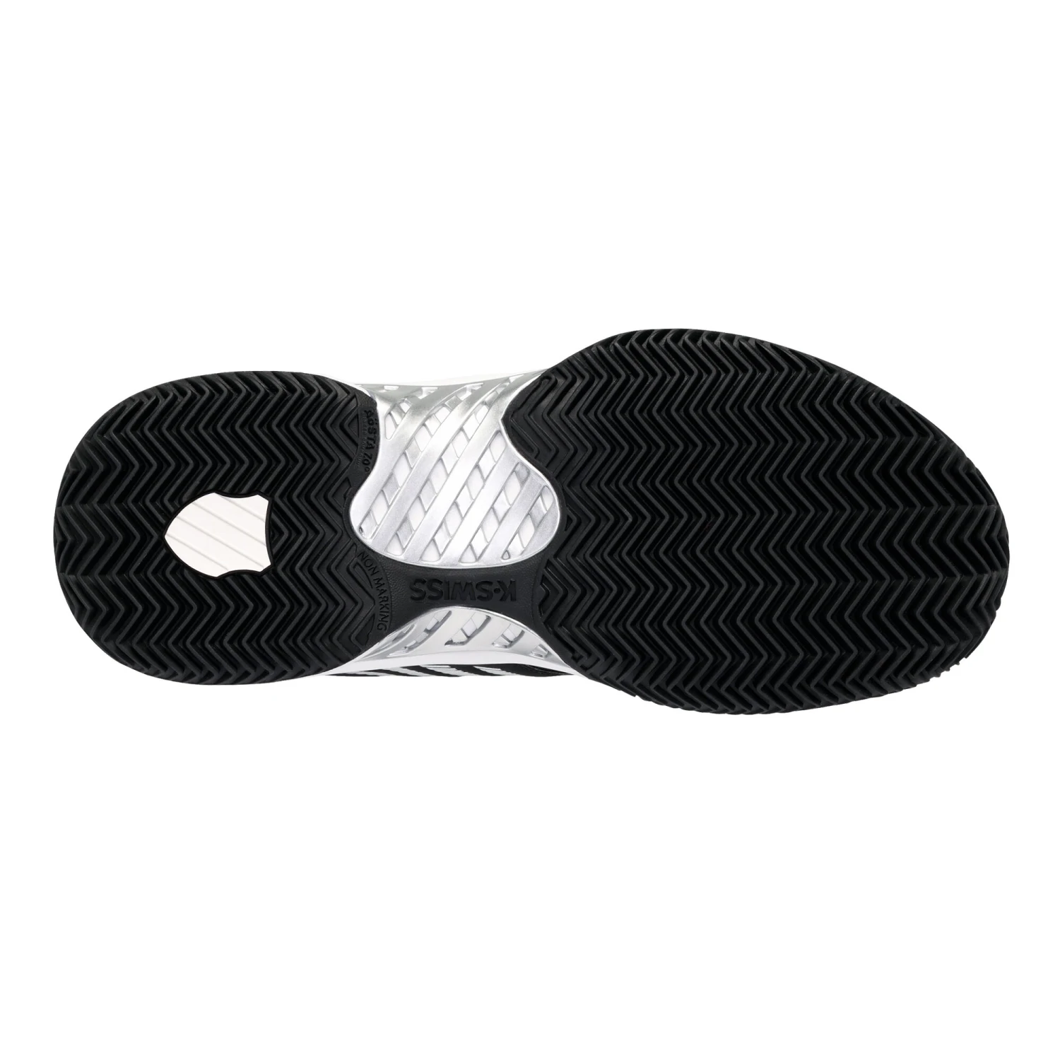 K-Swiss Express Light 2 Clay Court Shoe Women - Black, Silver 8 K-Swiss Express Light 2 Clay Court Shoe Women - Black, Silver - Image 6