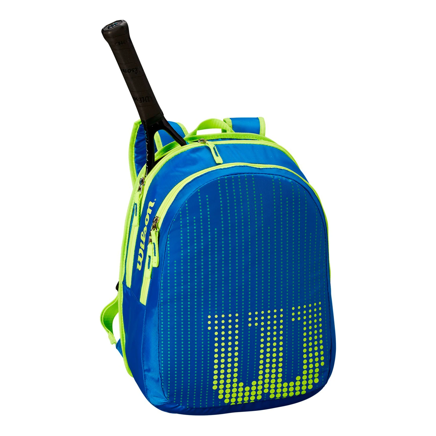 Wilson Junior Backpack - Blue, Lime 4 Wilson Junior Backpack - Blue, Lime - Image 2