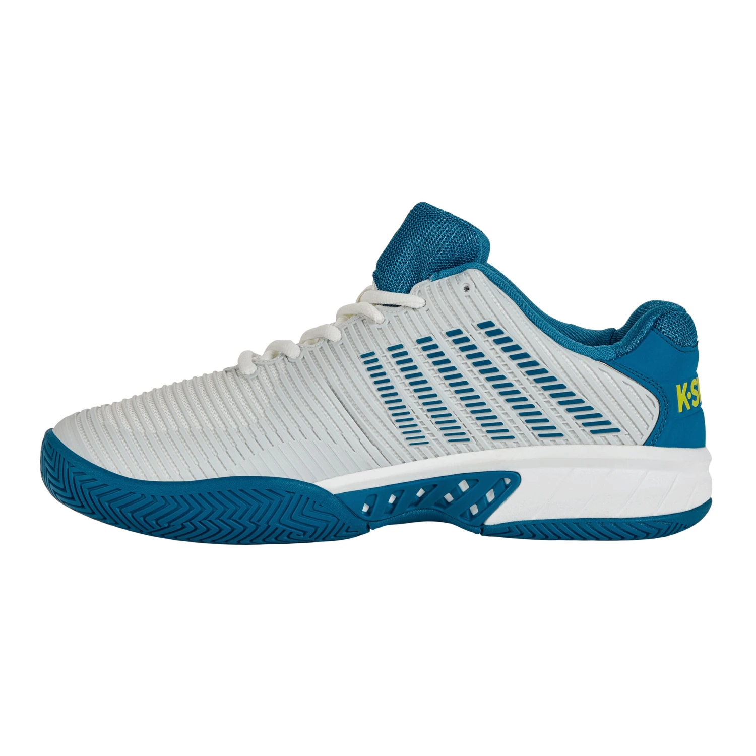 K-Swiss Hypercourt Express 2 All Court Shoe Men - White, Turquoise 4 K-Swiss Hypercourt Express 2 All Court Shoe Men - White, Turquoise - Image 2