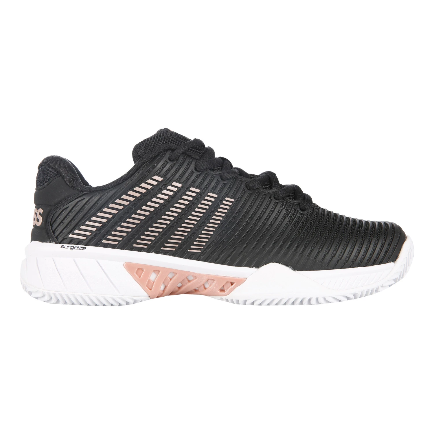 K-Swiss Hypercourt Express 2 Clay Court Shoe Women - Black, Gold 3 K-Swiss Hypercourt Express 2 Clay Court Shoe Women - Black, Gold