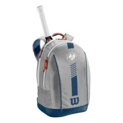 Wilson Junior Roland Garros Backpack - Grey, Blue -Padel Pro Shop 0230300000 10