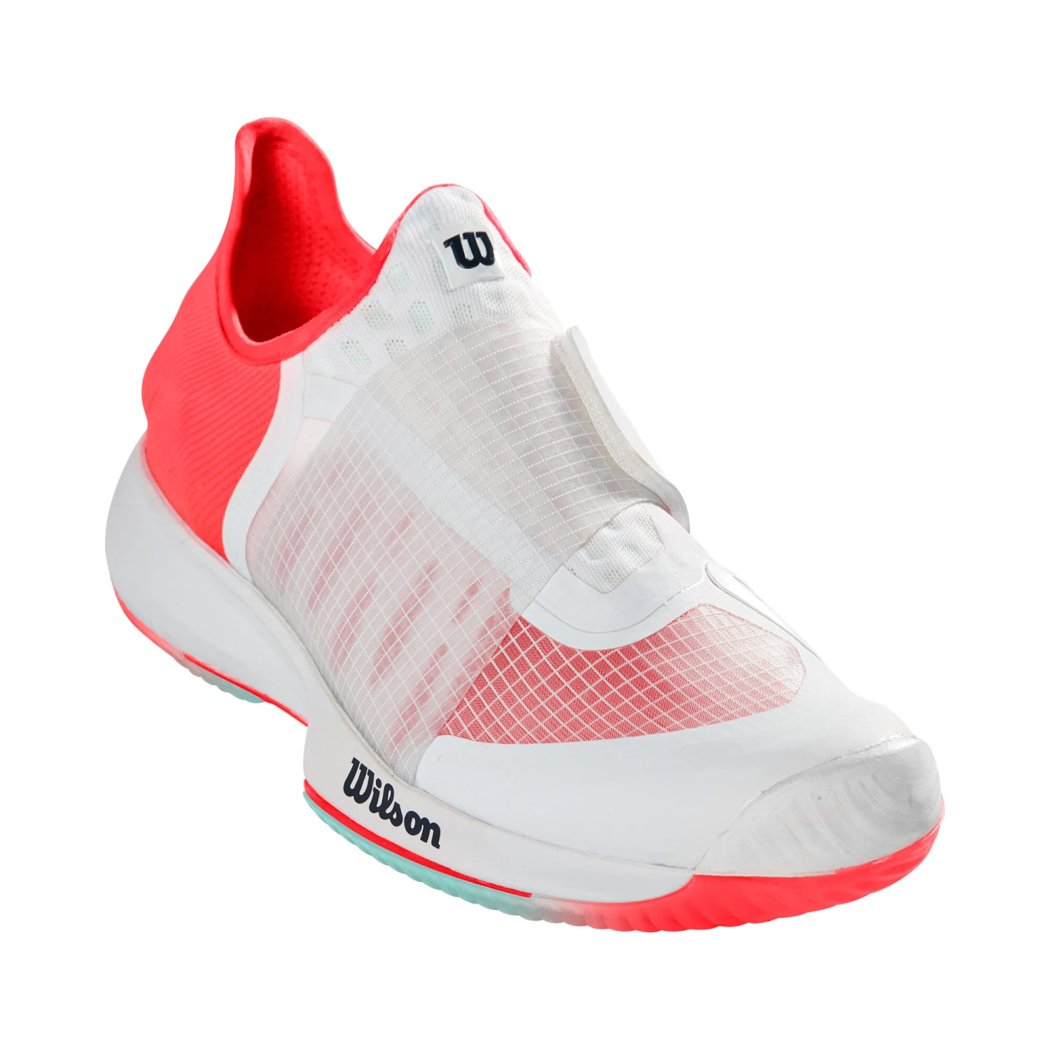 Wilson Kaos Mirage All Court Shoe Women - White, Coral 6 Wilson Kaos Mirage All Court Shoe Women - White, Coral - Image 4