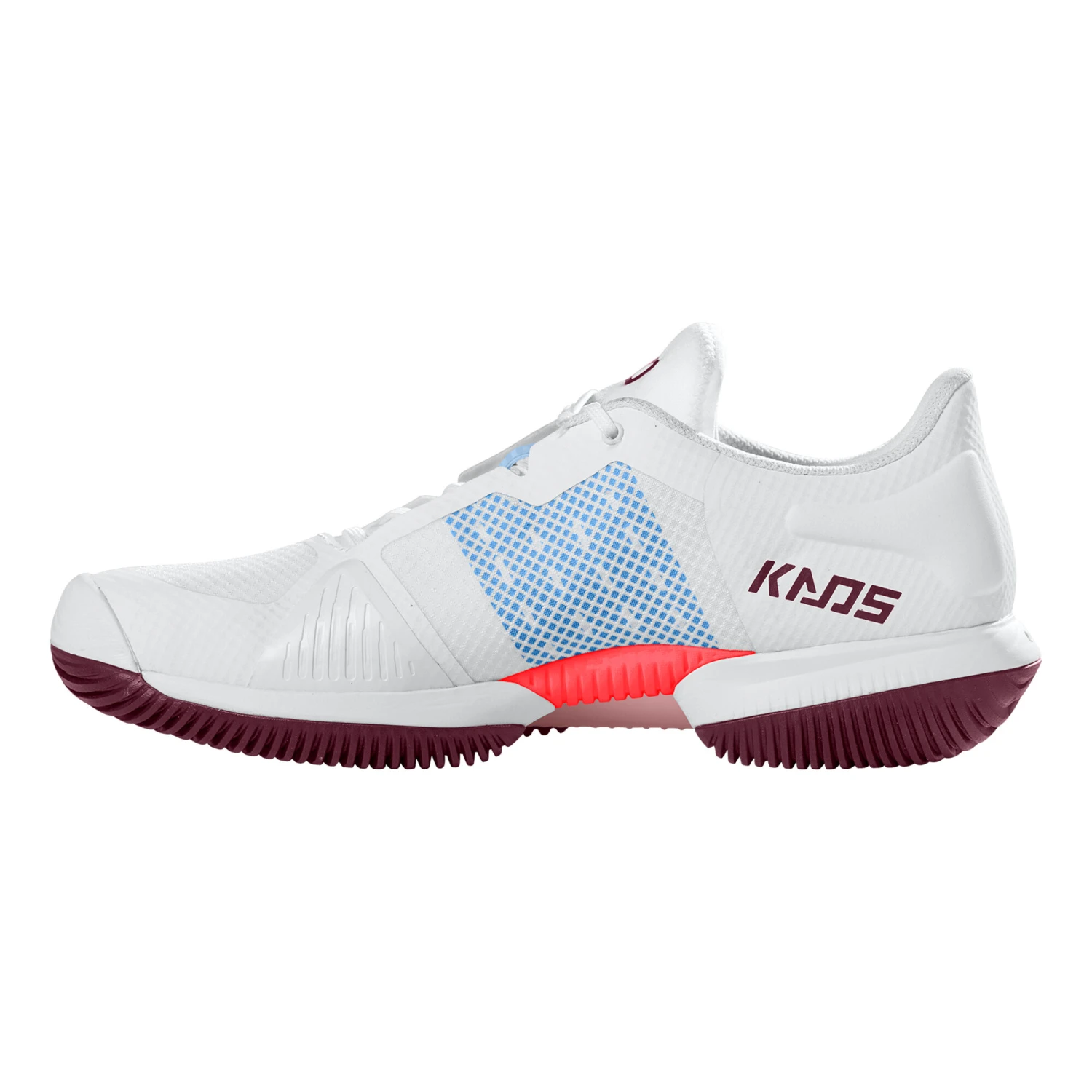 Wilson Kaos Swift All Court Shoe Women - White, Blue 4 Wilson Kaos Swift All Court Shoe Women - White, Blue - Image 2