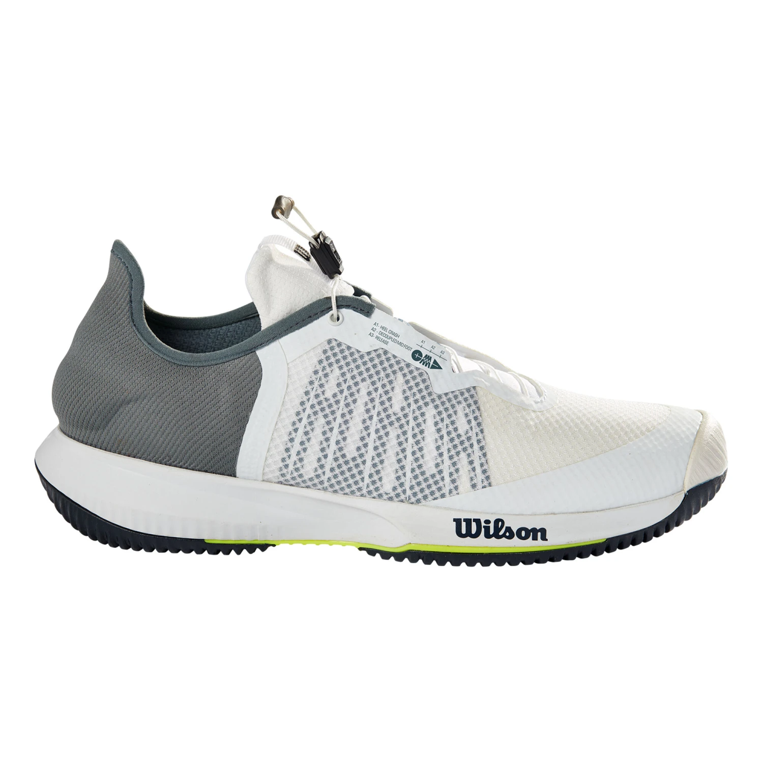 Wilson Kaos Rapide All Court Shoe Men - White, Grey 3 Wilson Kaos Rapide All Court Shoe Men - White, Grey