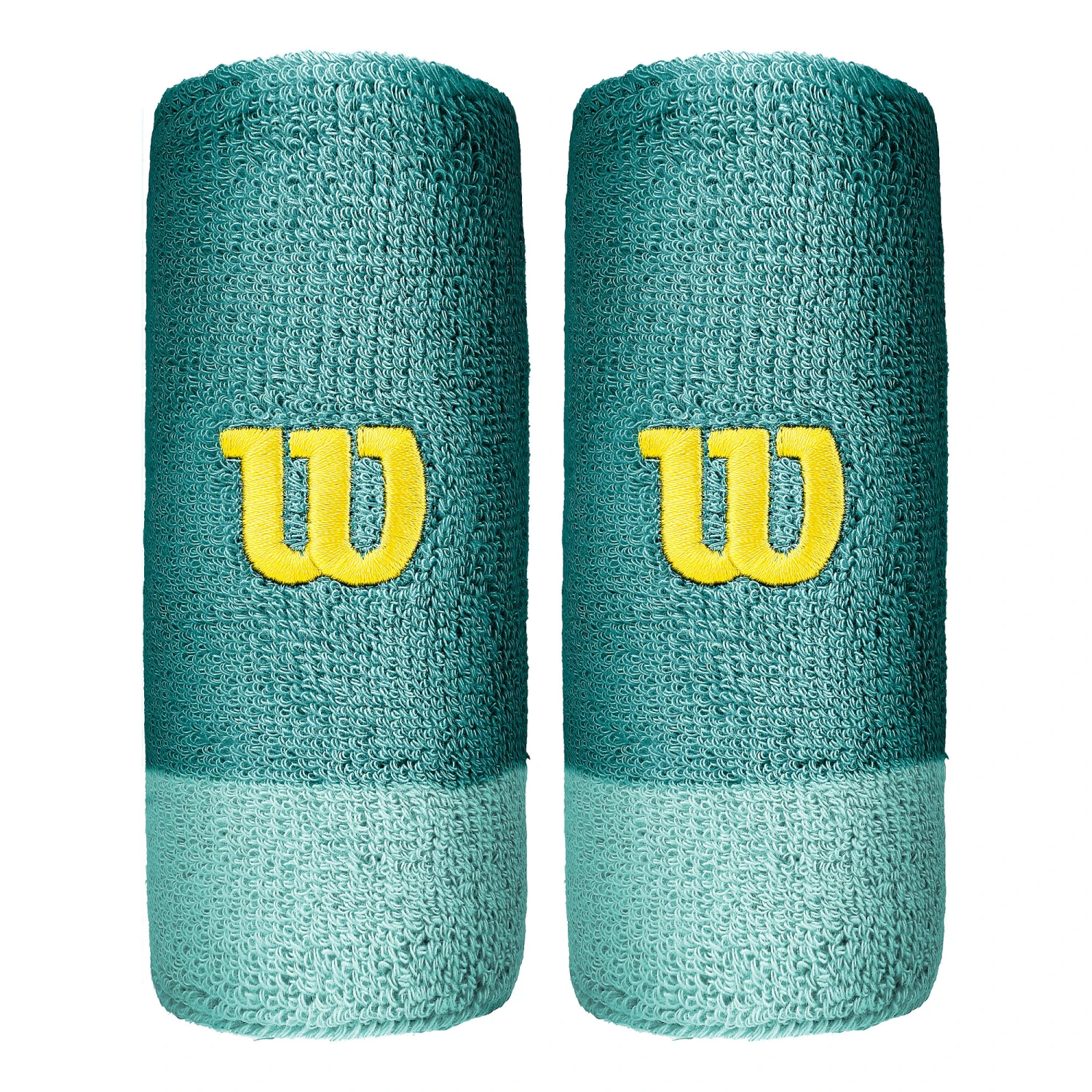 Wilson Extra Wide Wristband 2 Pack - Petrol, Turquoise 3 Wilson Extra Wide Wristband 2 Pack - Petrol, Turquoise