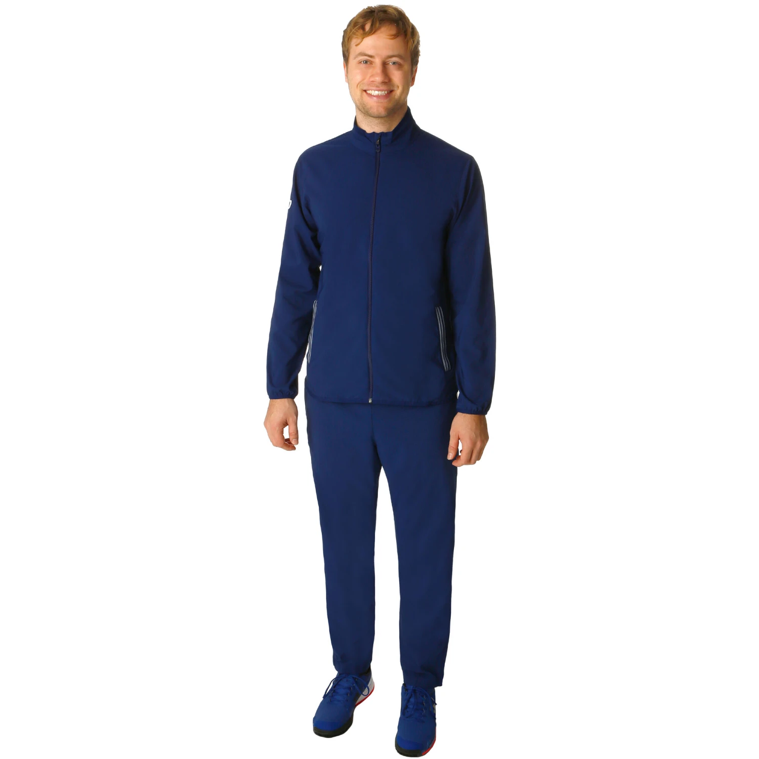 Wilson Team Woven Training Jacket Men - Dark Blue, White 5 Wilson Team Woven Training Jacket Men - Dark Blue, White - Image 3