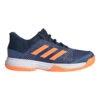 ADIDAS Adizero Club All Court Shoe Kids - Dark Blue, Orange -Padel Pro Shop 05038000 0 1