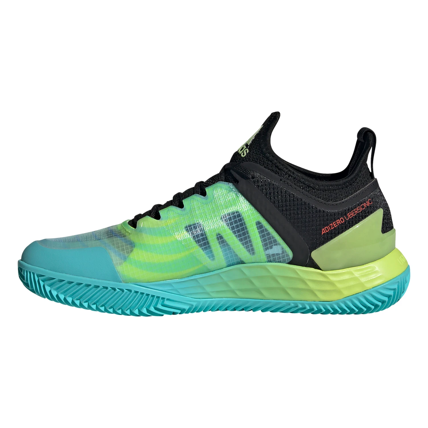 ADIDAS Adizero Ubersonic 4 Clay Court Shoe Women - Turquoise, Black 9 ADIDAS Adizero Ubersonic 4 Clay Court Shoe Women - Turquoise, Black - Image 7