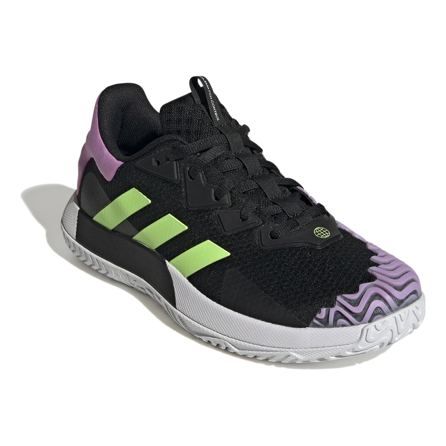 ADIDAS SoleMatch Control All Court Shoe Men - Black, Neon Green 5 ADIDAS SoleMatch Control All Court Shoe Men - Black, Neon Green - Image 3