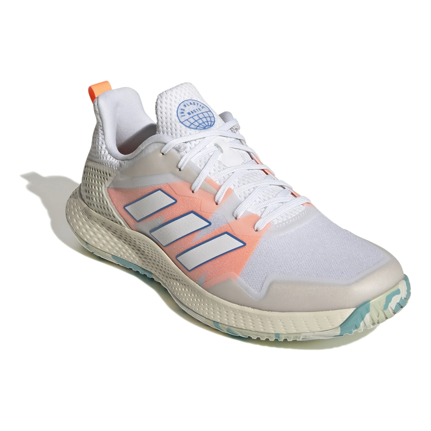 ADIDAS Defiant Speed All Court Shoe Men - White, Blue 5 ADIDAS Defiant Speed All Court Shoe Men - White, Blue - Image 3