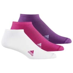 ADIDAS Liner Plain Pack Tennis Socks 3 Pack - Violet, Pink 5 ADIDAS Liner Plain Pack Tennis Socks 3 Pack - Violet, Pink -Padel Pro Shop 06777000 12