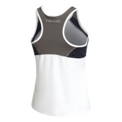 Head Club Tank Top Women - White, Blue -Padel Pro Shop 07795000 0 2