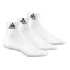ADIDAS Performance 3Stripes Ankle HC Pack Tennis Socks 3 Pack - White, Black -Padel Pro Shop 08918000 000