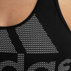 ADIDAS Dont Rest AlphaSkin Sports Logo Pack Solid Sports Bras Women - Black, White -Padel Pro Shop 11650000 31
