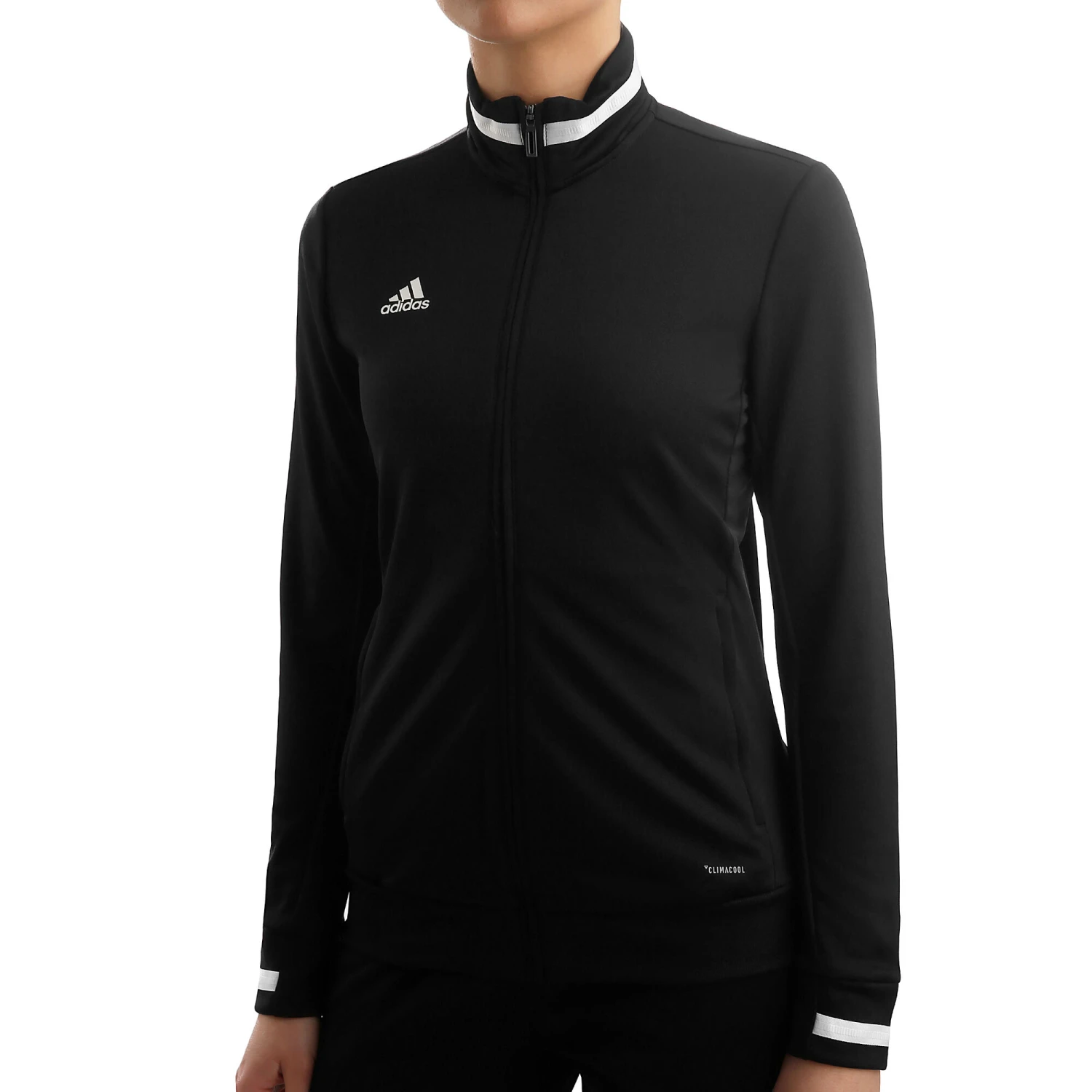 ADIDAS Training T19 Training Jacket Women - Black, White 3 ADIDAS Training T19 Training Jacket Women - Black, White