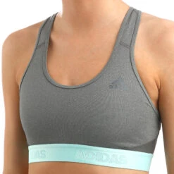 ADIDAS AlphaSkin Dont Rest Branded Sports Bras Women - Grey, Mint