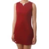 ADIDAS Club Dress Women - Dark Red, White -Padel Pro Shop 12615000 20