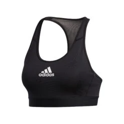 ADIDAS AlphaSkin Padded Sports Bras Women - Black, White -Padel Pro Shop 13065000 000