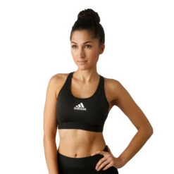 ADIDAS AlphaSkin Sports Bras Women - Black, White -Padel Pro Shop 13066000 24
