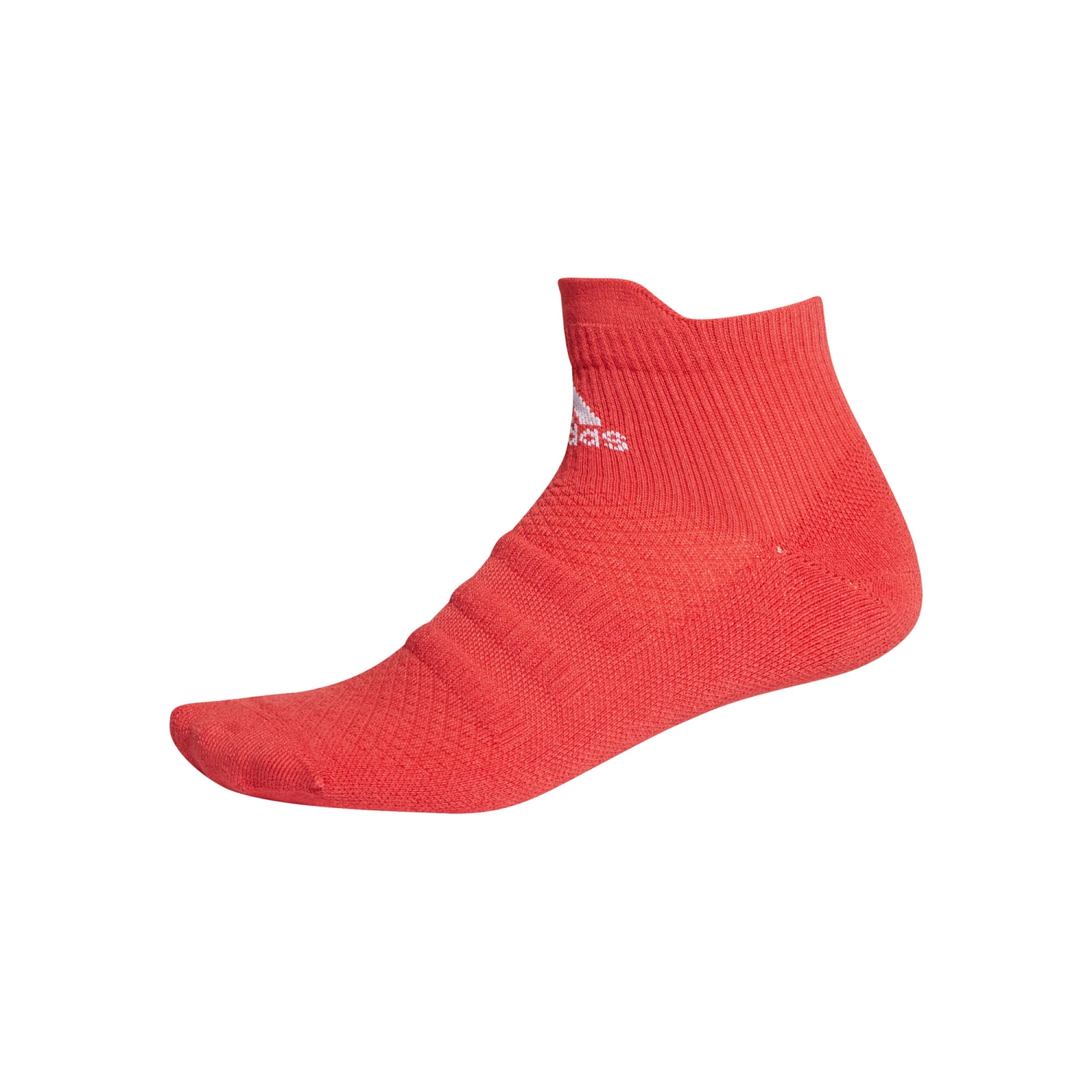ADIDAS AlphaSkin Lightweight Cushioning Ankle Sports Socks - Coral, White 3 ADIDAS AlphaSkin Lightweight Cushioning Ankle Sports Socks - Coral, White