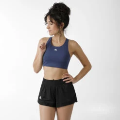 ADIDAS ULT Alpha Sports Bras Women - Dark Blue, White -Padel Pro Shop 13421000 24