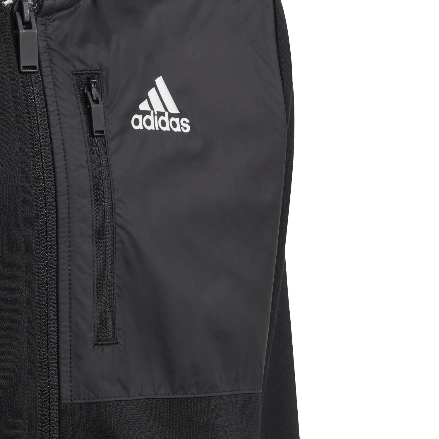 ADIDAS A.Rdy Zip Hoodie Boys - Black, White 7 ADIDAS A.Rdy Zip Hoodie Boys - Black, White - Image 5