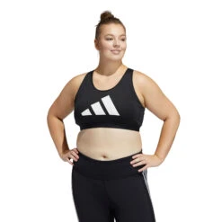 ADIDAS Don´t Rest Plus Size Sports Bras Women - Black, White -Padel Pro Shop 14459000 10