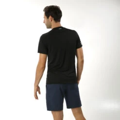 ADIDAS Club 3 Stripes T-Shirt Men - Black, White -Padel Pro Shop 14778000 22