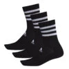 ADIDAS Cushioning 3-Stripes Crew Sports Socks 3 Pack - Black, White -Padel Pro Shop 15152000 000