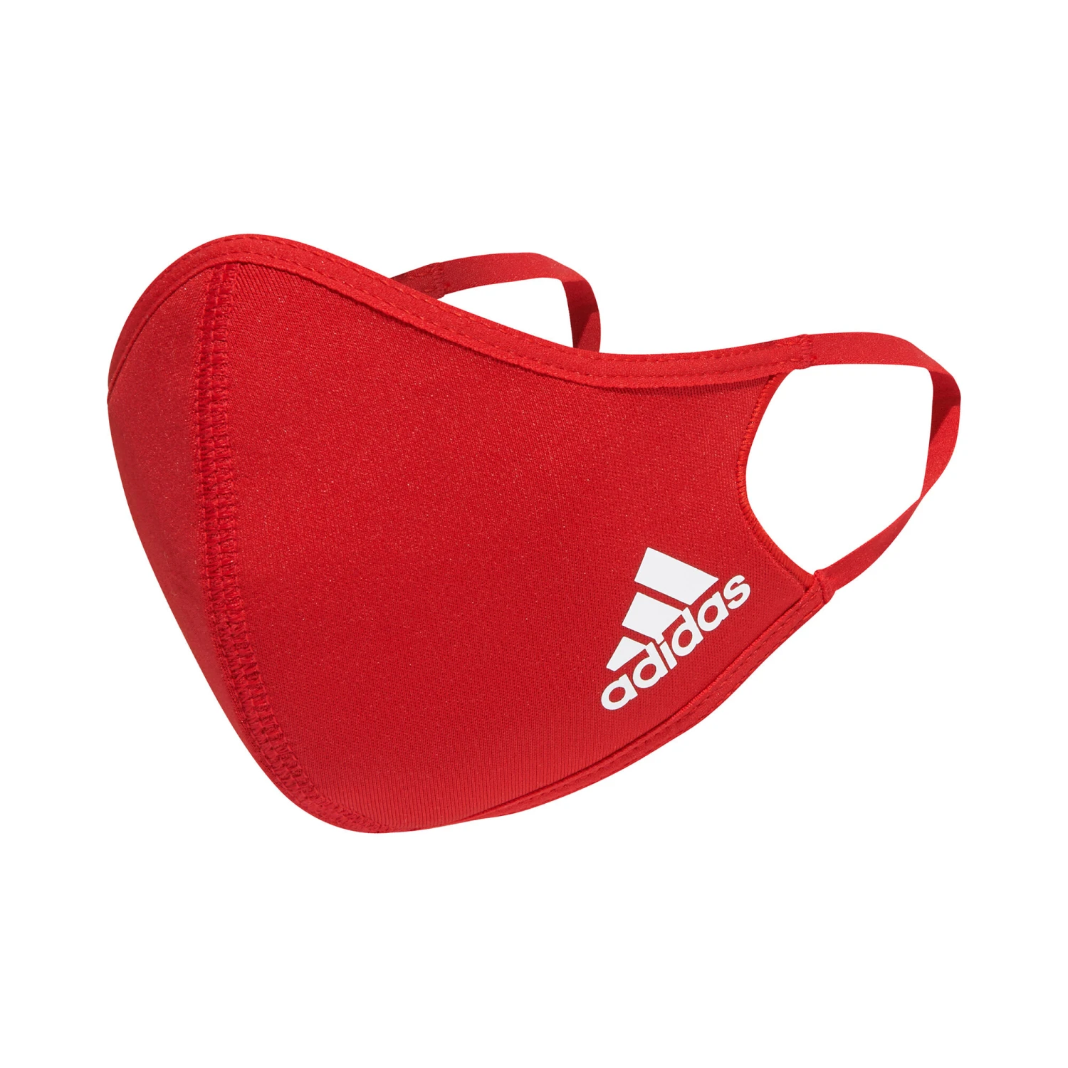 ADIDAS Sportswear XS/S Face Mask 3 Pack - Red, White 4 ADIDAS Sportswear XS/S Face Mask 3 Pack - Red, White - Image 2