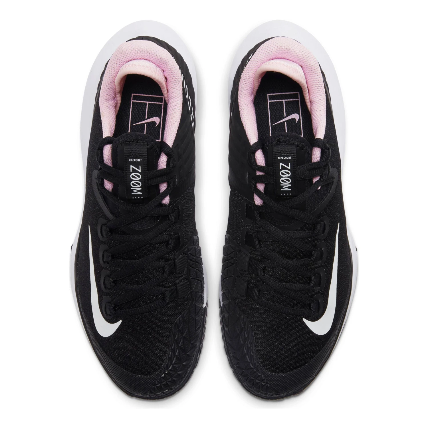 Nike Air Zoom Zero All Court Shoe Women - Black, White 6 Nike Air Zoom Zero All Court Shoe Women - Black, White - Image 4