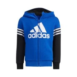ADIDAS Badge Of Sport Fleece Tracksuit Kids - Blue, Multicoloured -Padel Pro Shop 15850000 10