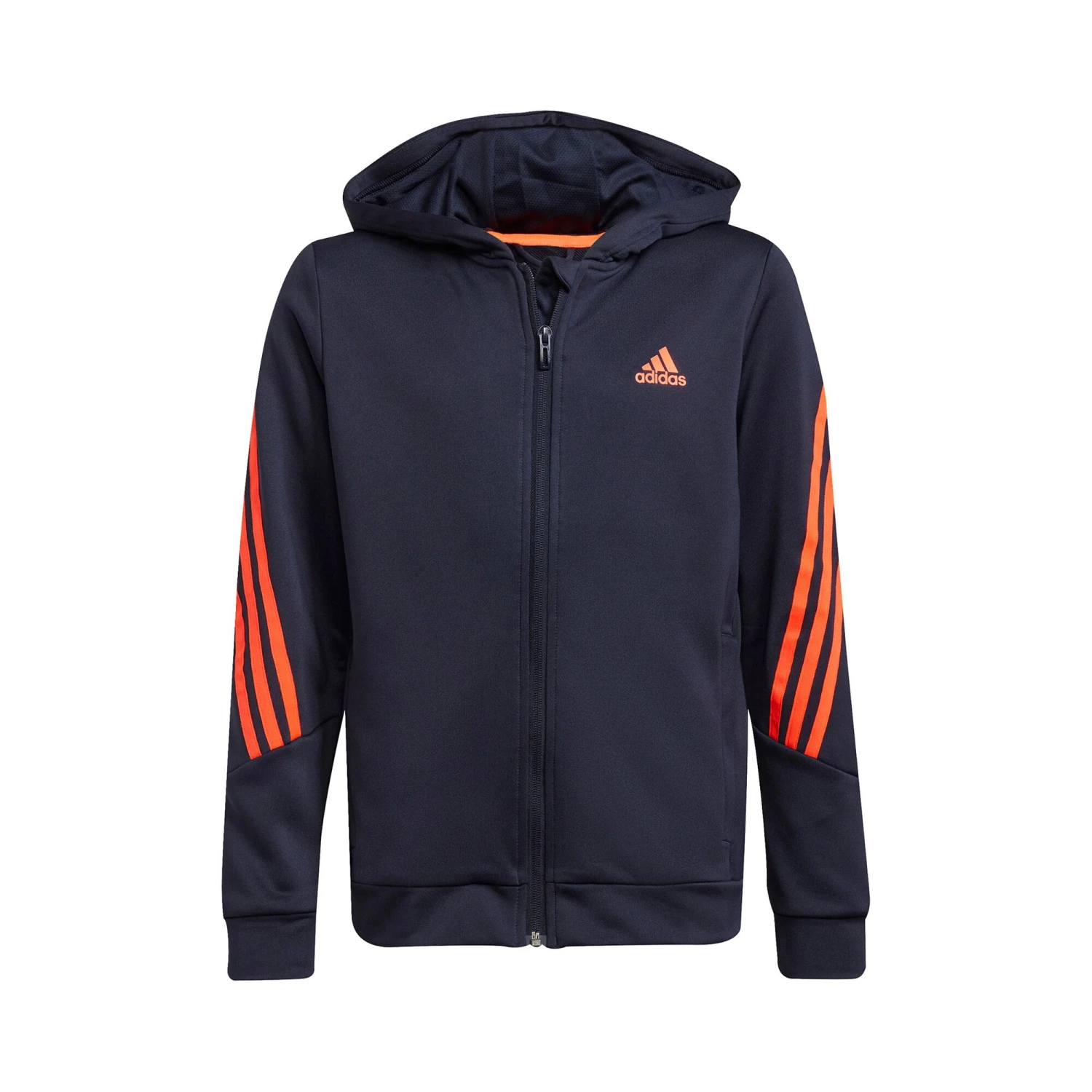 ADIDAS AeroReady 3-Stripes Hoody Boys - Dark Blue, Red 3 ADIDAS AeroReady 3-Stripes Hoody Boys - Dark Blue, Red