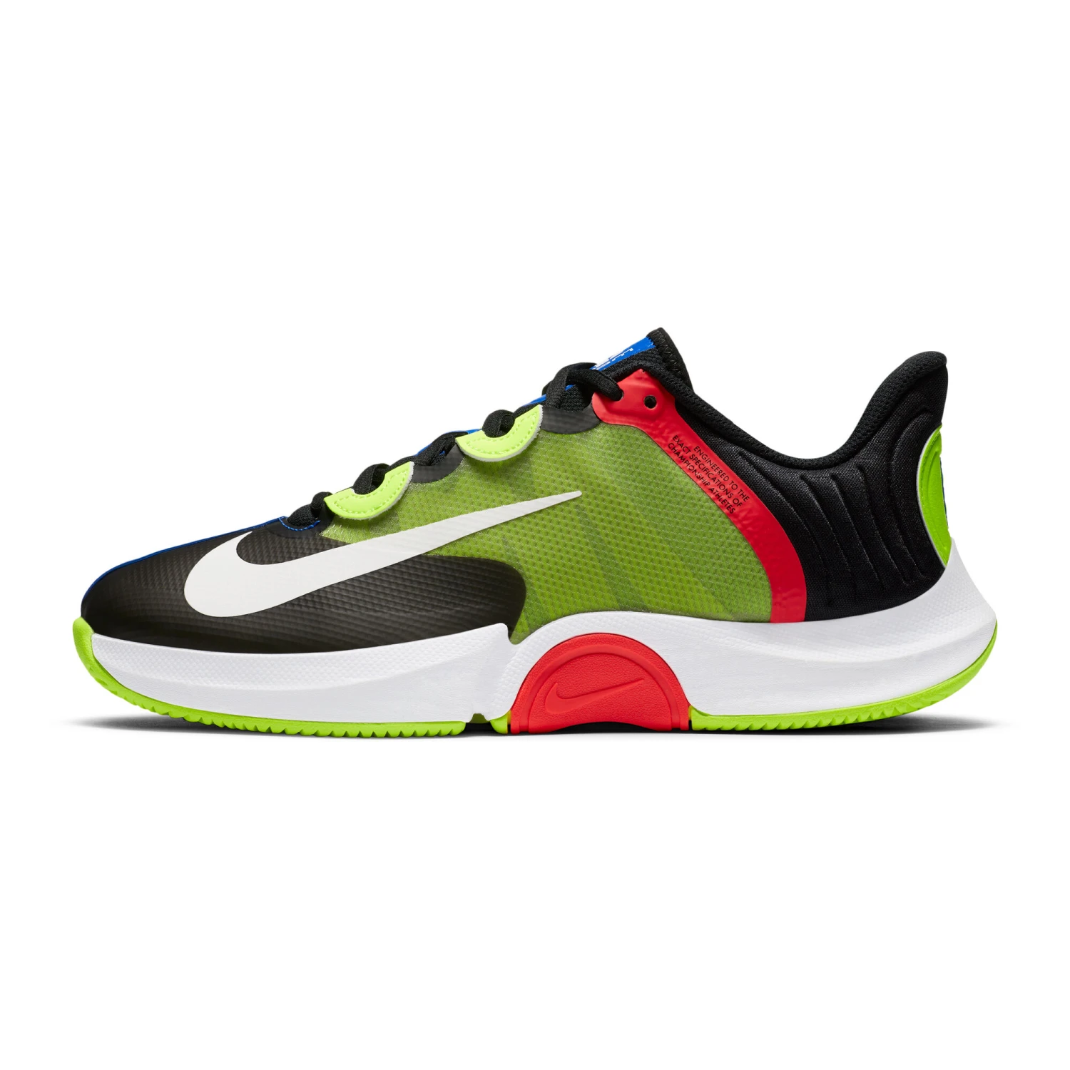Nike Air Zoom GP Turbo All Court Shoe Men - Black, Multicoloured 4 Nike Air Zoom GP Turbo All Court Shoe Men - Black, Multicoloured - Image 2