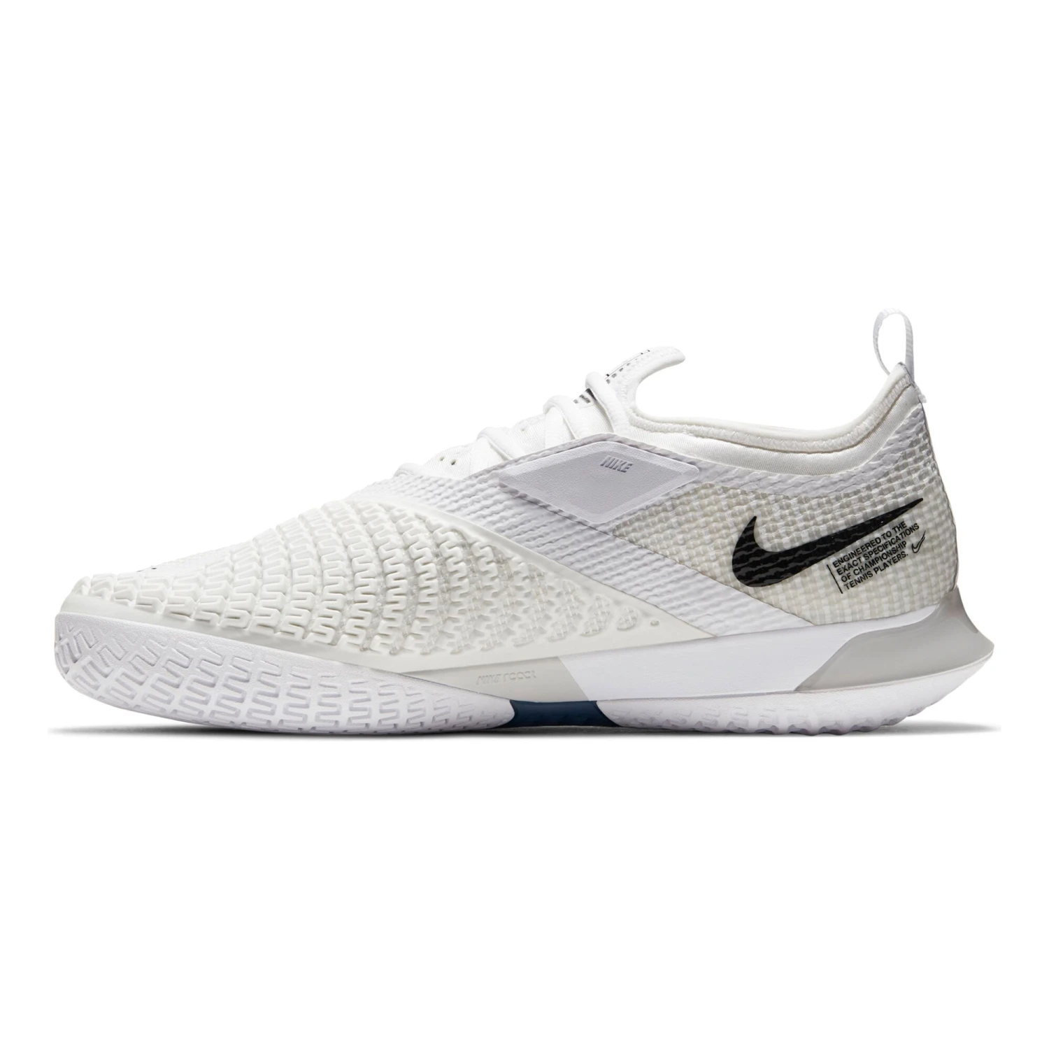 Nike React Vapor NXT All Court Shoe Men - White, Lightgrey 10 Nike React Vapor NXT All Court Shoe Men - White, Lightgrey - Image 8