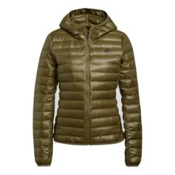 ADIDAS Varilite Hooded Down Jacket Women - Olive