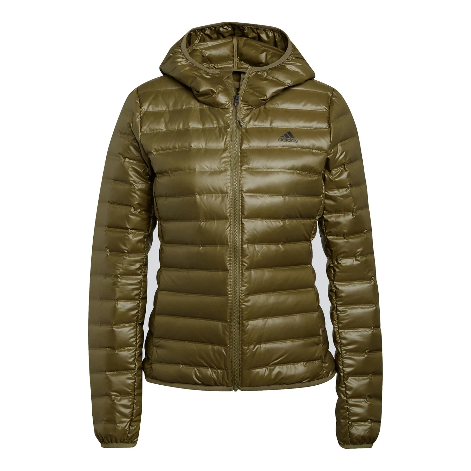 ADIDAS Varilite Hooded Down Jacket Women - Olive 3 ADIDAS Varilite Hooded Down Jacket Women - Olive