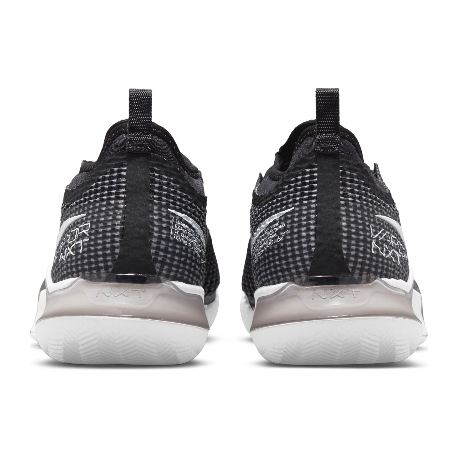 Nike React Vapor NXT Clay Court Shoe Men - Black, White 8 Nike React Vapor NXT Clay Court Shoe Men - Black, White - Image 6