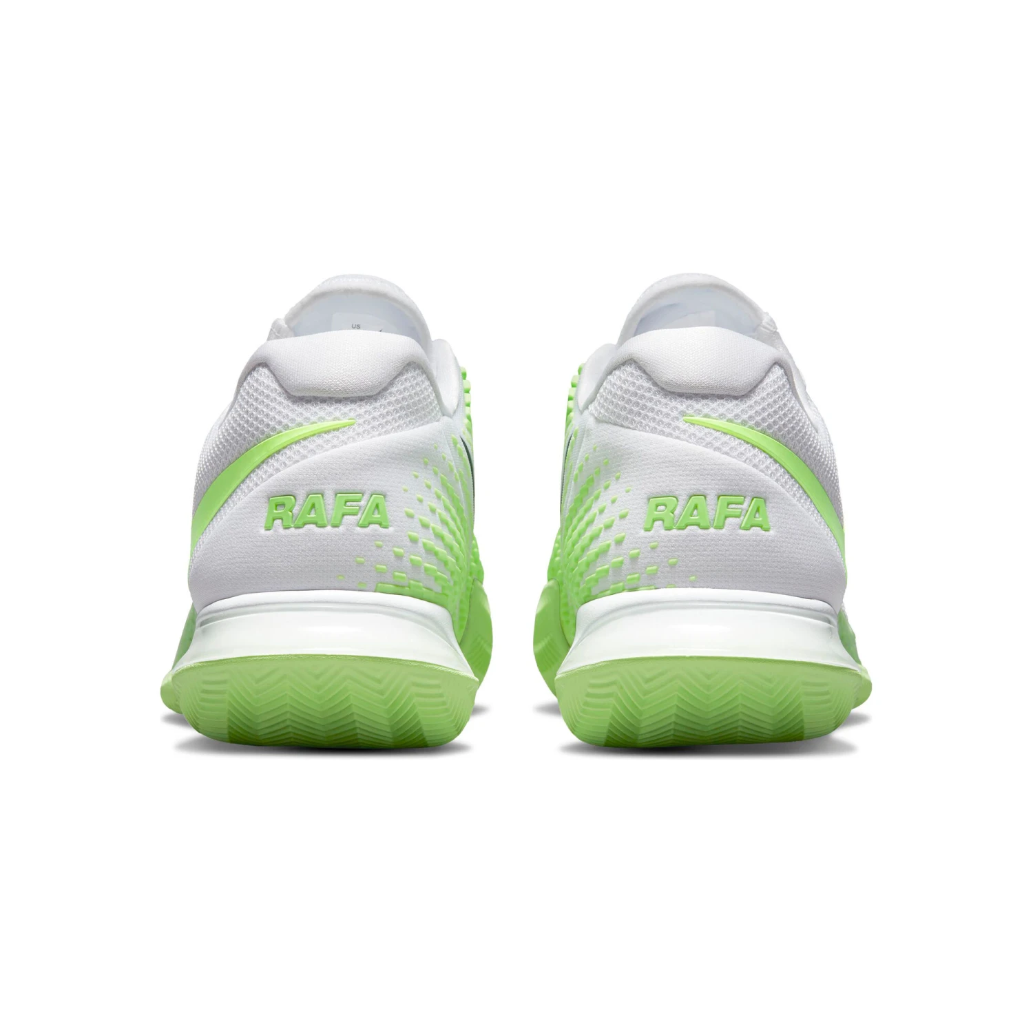 Nike Rafael Nadal Zoom Vapor Cage 4 Clay Court Shoe Men - White, Neon Green 8 Nike Rafael Nadal Zoom Vapor Cage 4 Clay Court Shoe Men - White, Neon Green - Image 6