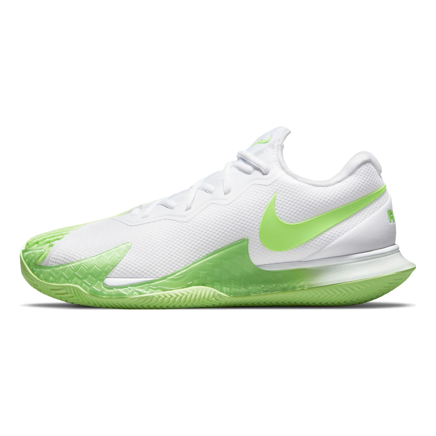 Nike Rafael Nadal Zoom Vapor Cage 4 Clay Court Shoe Men - White, Neon Green 4 Nike Rafael Nadal Zoom Vapor Cage 4 Clay Court Shoe Men - White, Neon Green - Image 2