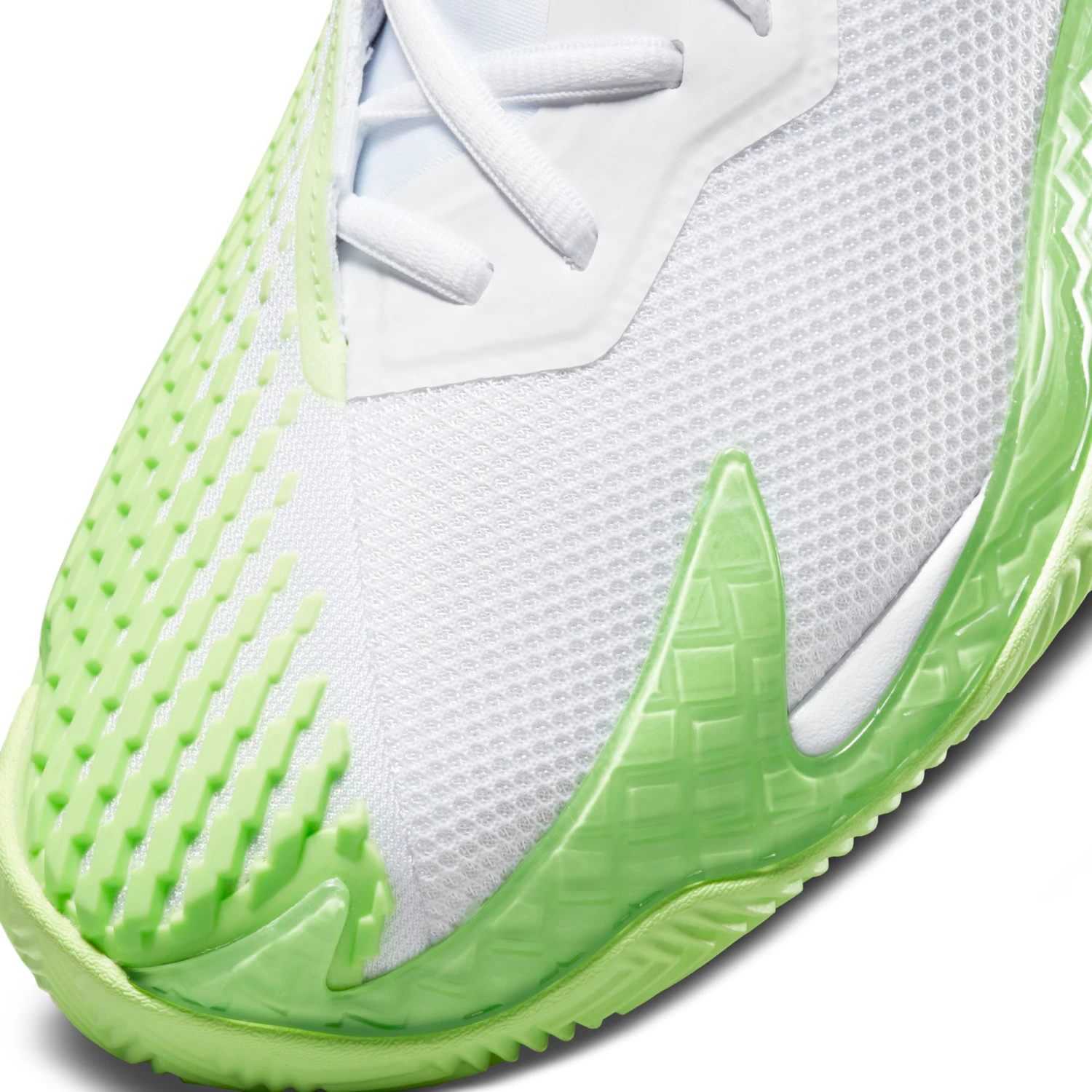 Nike Rafael Nadal Zoom Vapor Cage 4 Clay Court Shoe Men - White, Neon Green 11 Nike Rafael Nadal Zoom Vapor Cage 4 Clay Court Shoe Men - White, Neon Green - Image 9
