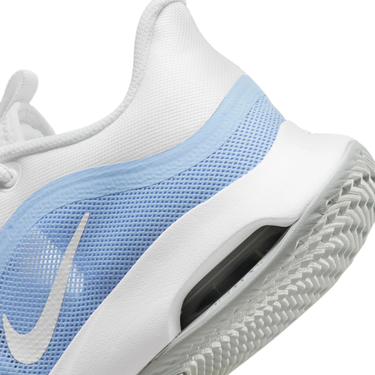 Nike Air Zoom Max Volley All Court Shoe Women - White, Light Blue 12 Nike Air Zoom Max Volley All Court Shoe Women - White, Light Blue - Image 10