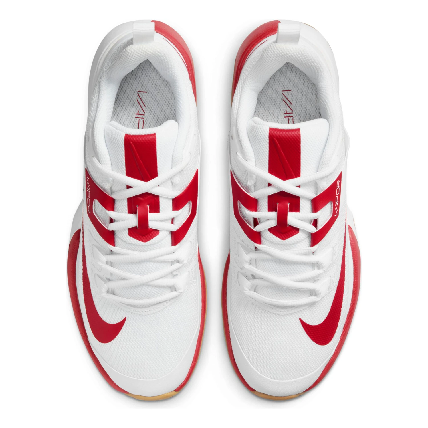 Nike Vapor Lite All Court Shoe Women - White, Red 6 Nike Vapor Lite All Court Shoe Women - White, Red - Image 4