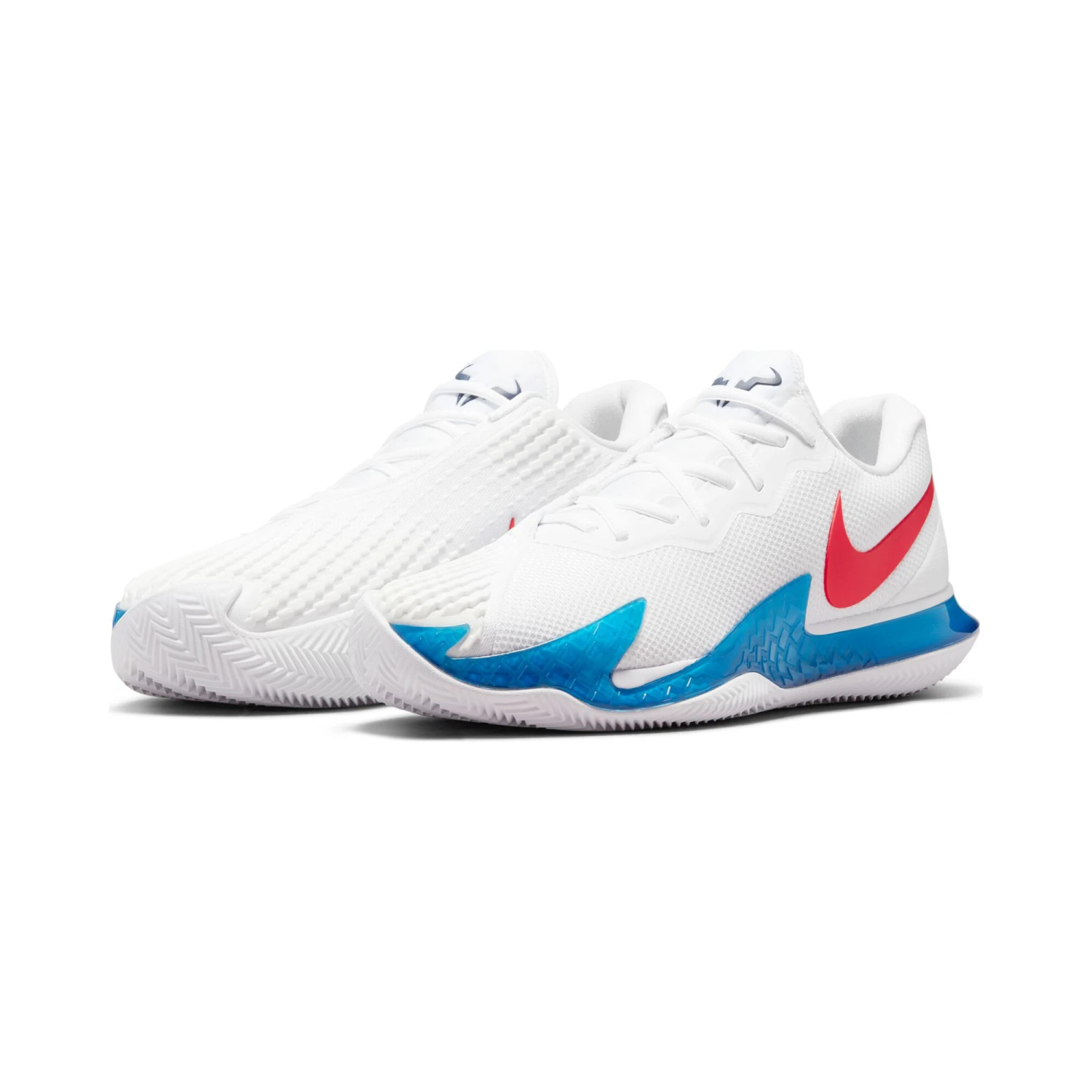 Nike Rafael Nadal Air Zoom Vapor Cage 4 Clay Court Shoe Men - White, Blue 5 Nike Rafael Nadal Air Zoom Vapor Cage 4 Clay Court Shoe Men - White, Blue - Image 3