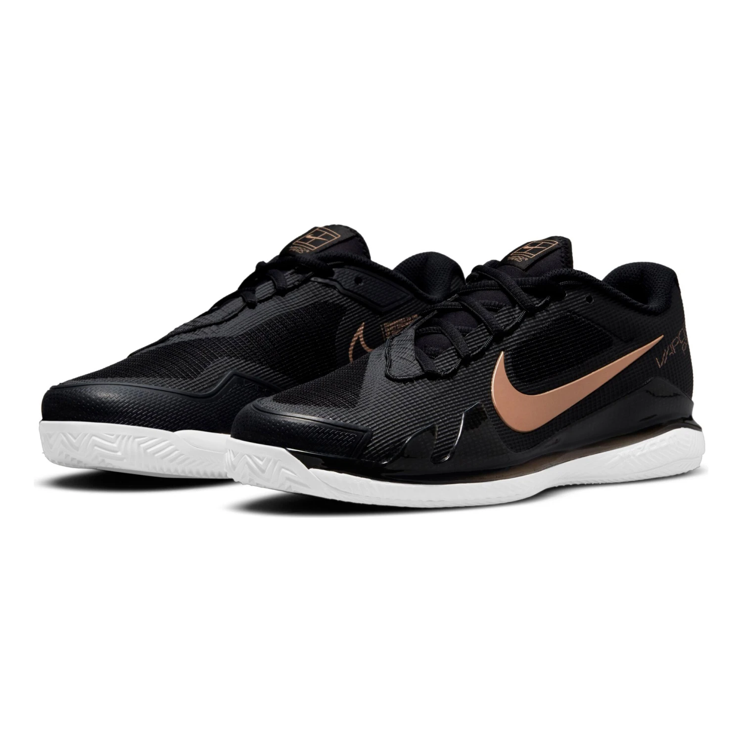 Nike Air Zoom Vapor Pro Clay Court Shoe Women - Black, Gold 5 Nike Air Zoom Vapor Pro Clay Court Shoe Women - Black, Gold - Image 3