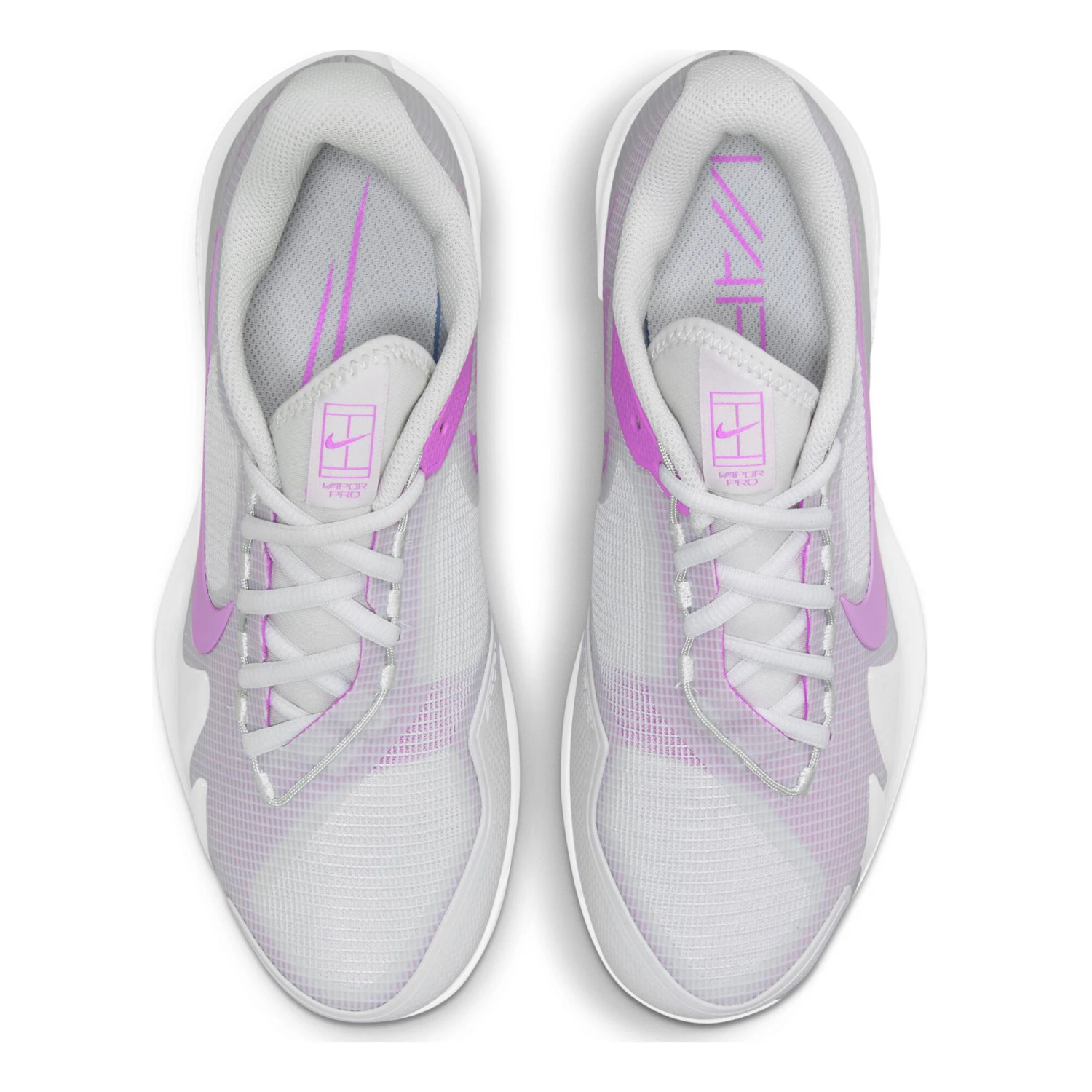 Nike Zoom Vapor Pro Clay Court Shoe Women - Lightgrey, Violet 6 Nike Zoom Vapor Pro Clay Court Shoe Women - Lightgrey, Violet - Image 4