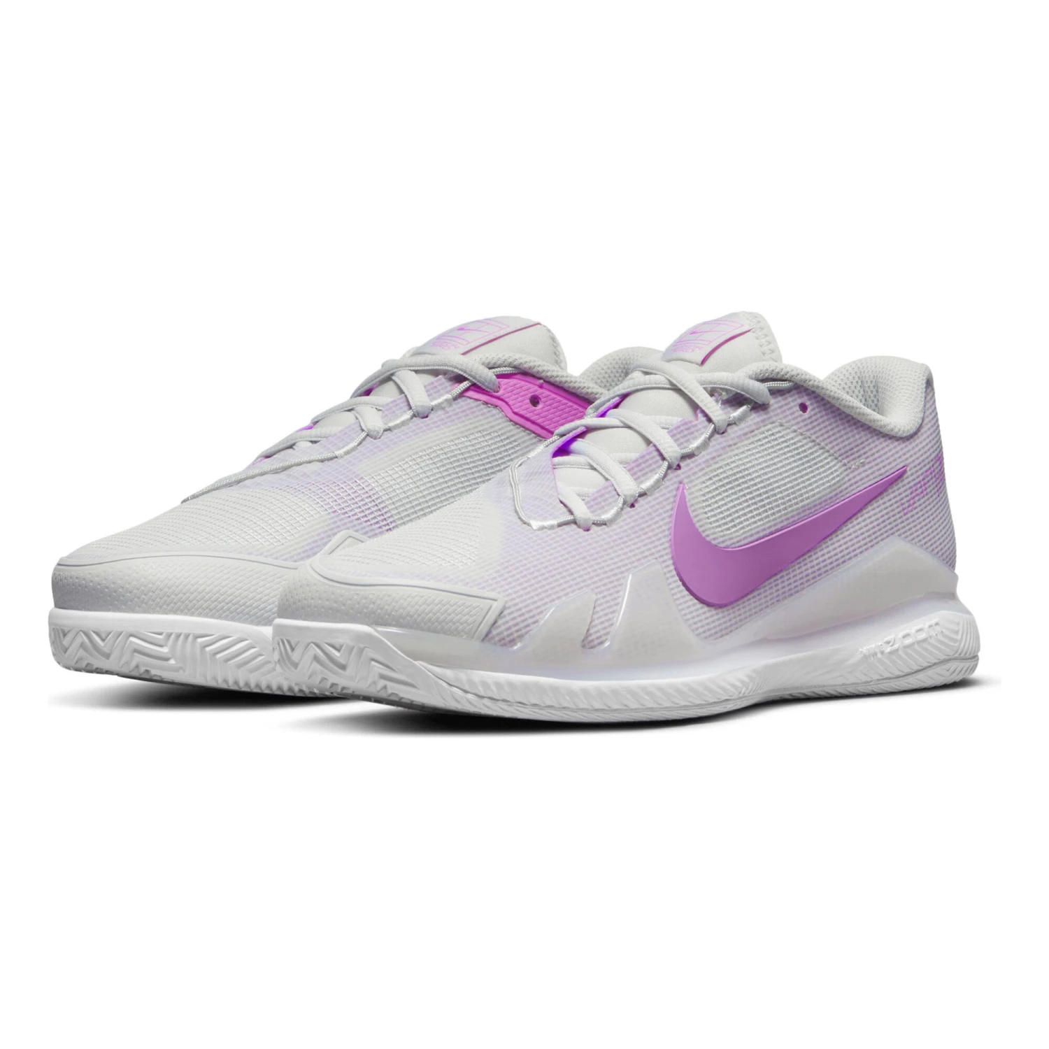 Nike Zoom Vapor Pro Clay Court Shoe Women - Lightgrey, Violet 5 Nike Zoom Vapor Pro Clay Court Shoe Women - Lightgrey, Violet - Image 3