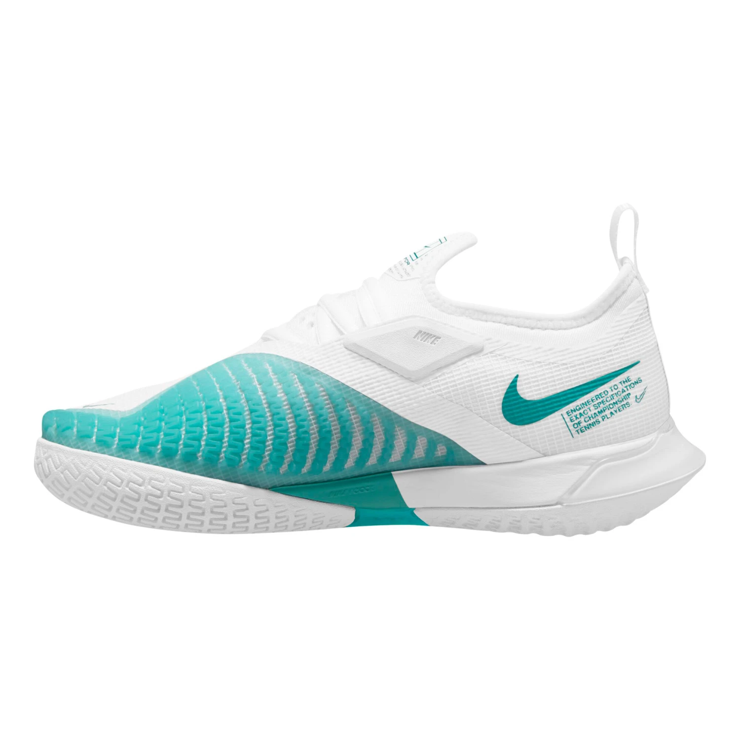 Nike Court Vapor React NXT All Court Shoe Women - White, Green 4 Nike Court Vapor React NXT All Court Shoe Women - White, Green - Image 2