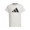 ADIDAS 3 Bar T-Shirt Girls - White, Grey -Padel Pro Shop 16927000 000